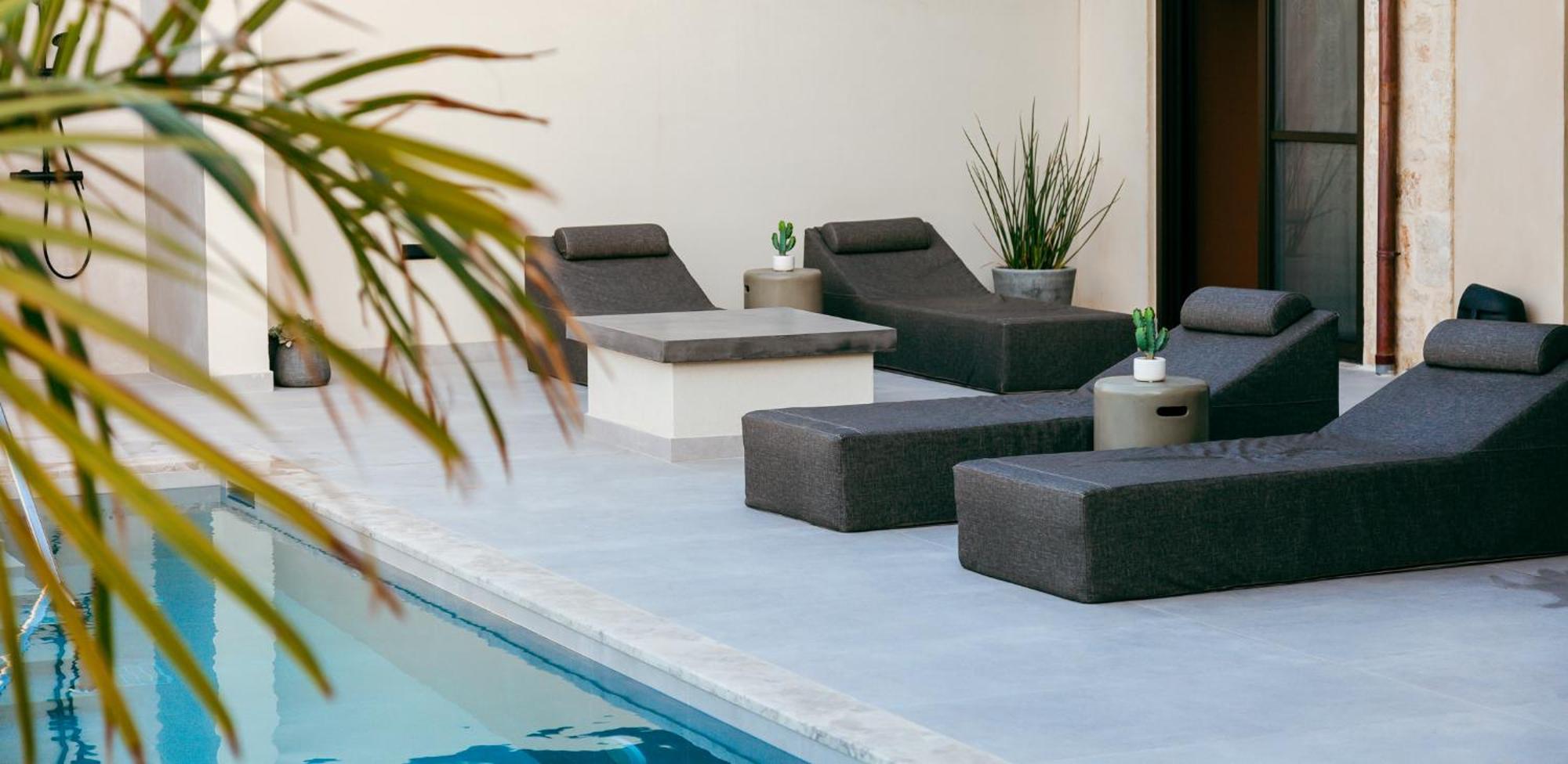 Orama Luxury Suite 3 Bedrooms With Private Pool Херсонисос Екстериор снимка
