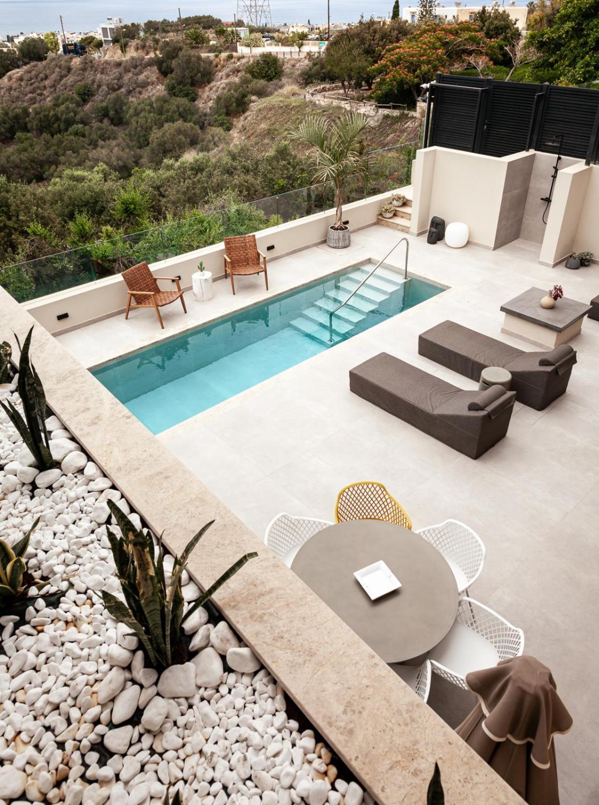Orama Luxury Suite 3 Bedrooms With Private Pool Херсонисос Екстериор снимка